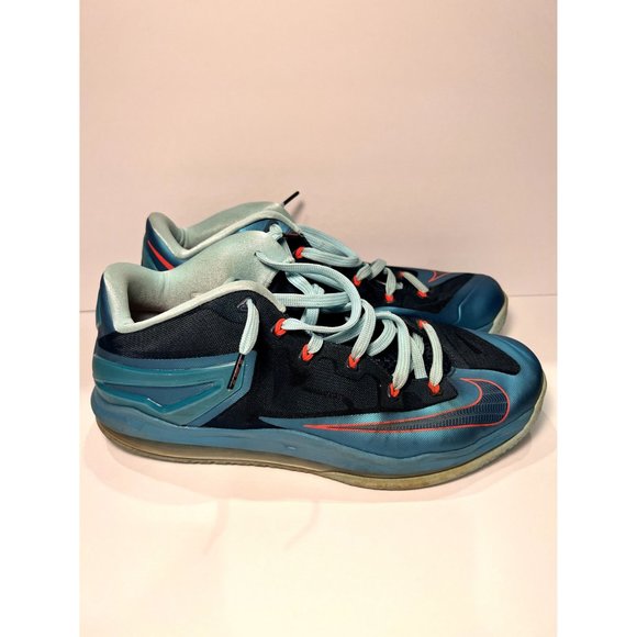 Nike LeBron 11 Low Turbo Green 2014 Mens Size 13 - Picture 3 of 6